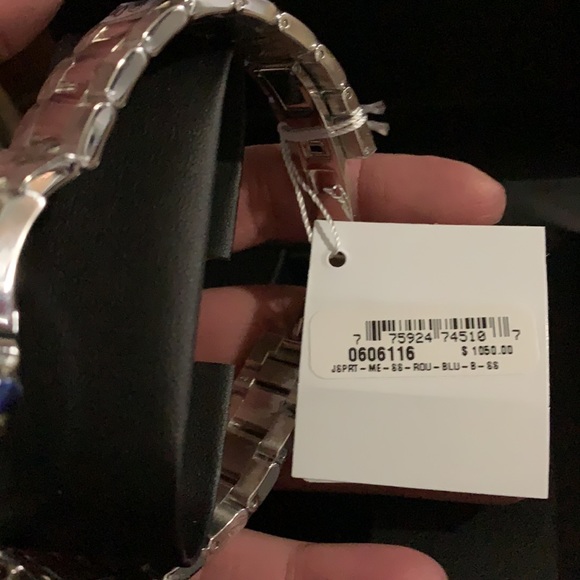 SOLD⛔️Authentic Movado junior Sport 38.5mn Stainless blue face watch - Picture 9 of 9